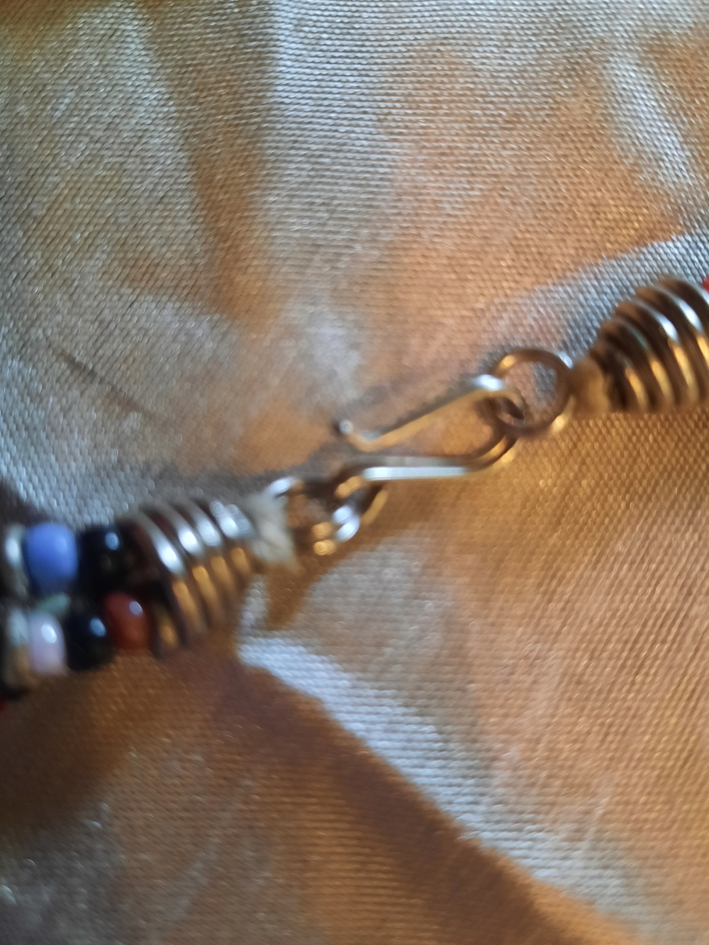 Boho Festival Vibe Multicolor Beaded Triple-Strand Multi-Media Necklace - Picture 7 of 7